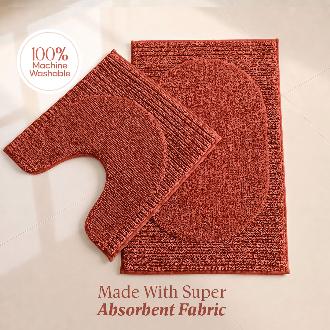 Contour Set Foam Padded Bathmat - Terra Oasis