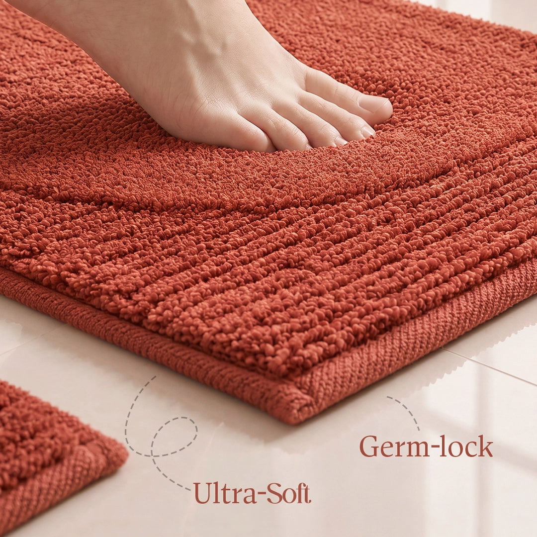 Contour Set Foam Padded Bathmat - Terra Oasis