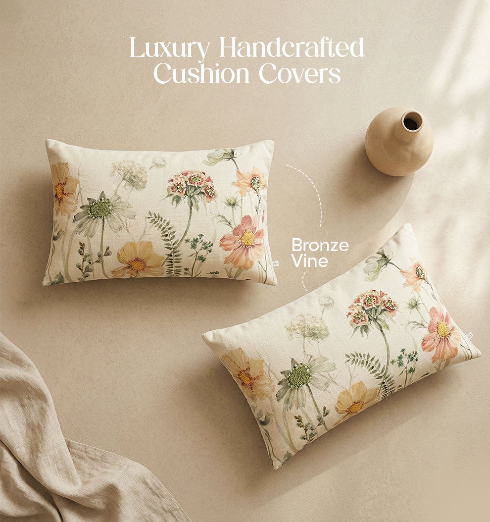 Luxury Sofa Makeover Set | Icy Lace Knitted Sofa Throw paired with Cushions - Set of 2