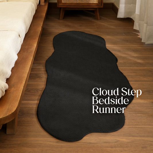 Paudha’s Sculpted Bedside Runner- Velvet Night